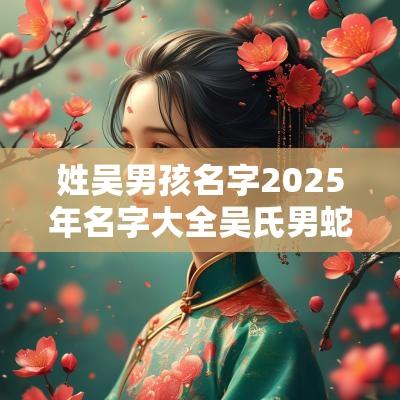 姓吴男孩名字2025年名字大全吴氏男蛇宝宝高分起名