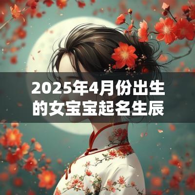 2025年4月份出生的女宝宝起名生辰八字命运解析