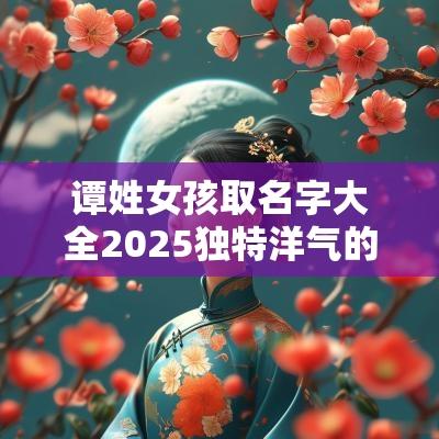 谭姓女孩取名字大全2025独特洋气的属蛇女宝宝名字