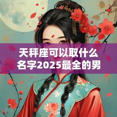 天秤座可以取什么名字2025最全的男女生名字大合集