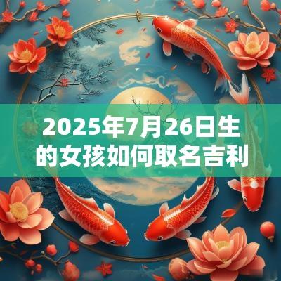 2025年7月26日生的女孩如何取名吉利的女孩名字