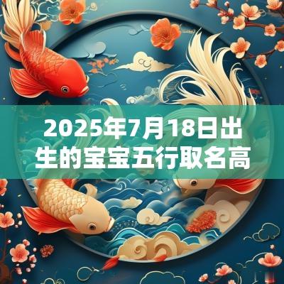 2025年7月18日出生的宝宝五行取名高分名字参考