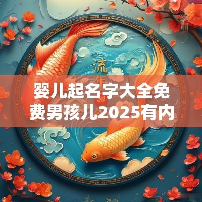 婴儿起名字大全免费男孩儿2025有内涵的男宝宝取名