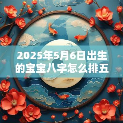 2025年5月6日出生的宝宝八字怎么排五行缺金取名