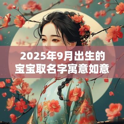 2025年9月出生的宝宝取名字寓意如意的属蛇人起名