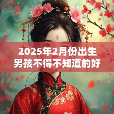 2025年2月份出生男孩不得不知道的好名字起名偏旁