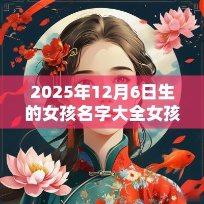 2025年12月6日生的女孩名字大全女孩怎么取名好