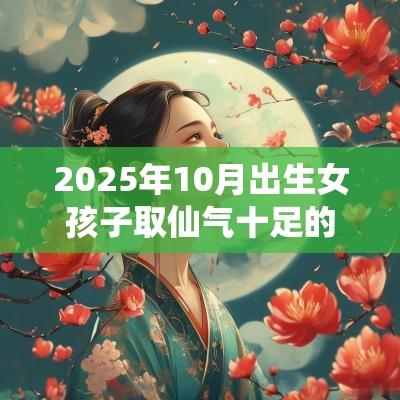2025年10月出生女孩子取仙气十足的名字方法技巧