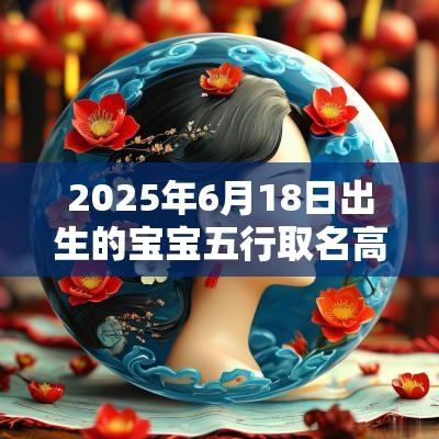 2025年6月18日出生的宝宝五行取名高分名字参考