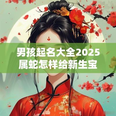 男孩起名大全2025属蛇怎样给新生宝宝取一个好名字
