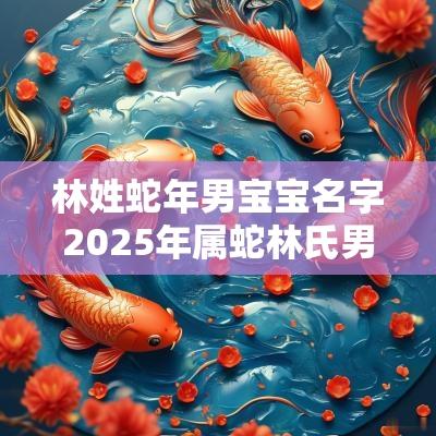 林姓蛇年男宝宝名字2025年属蛇林氏男孩好寓意起名