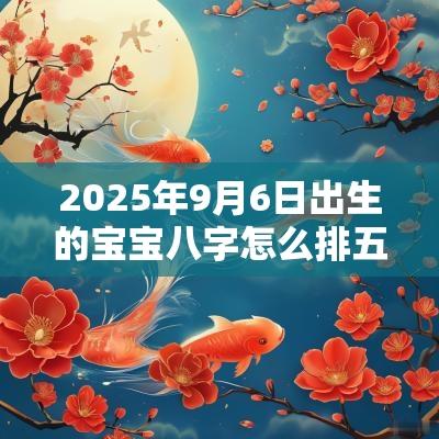 2025年9月6日出生的宝宝八字怎么排五行缺火取名