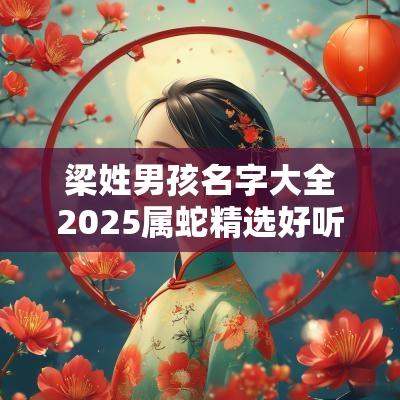 梁姓男孩名字大全2025属蛇精选好听的梁姓宝宝名字