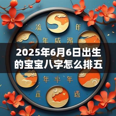 2025年6月6日出生的宝宝八字怎么排五行缺土取名