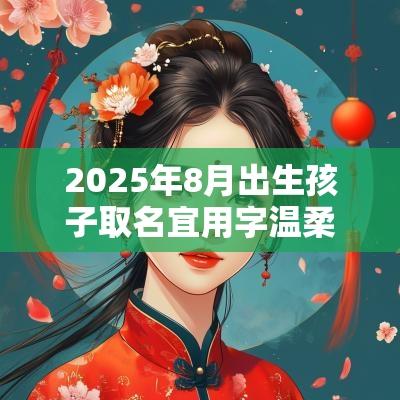 2025年8月出生孩子取名宜用字温柔好听的女生名字