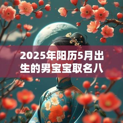 2025年阳历5月出生的男宝宝取名八字解析高分名字