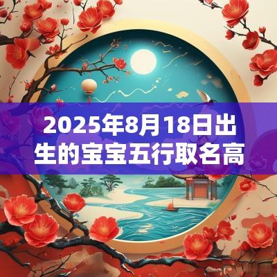 2025年8月18日出生的宝宝五行取名高分名字参考