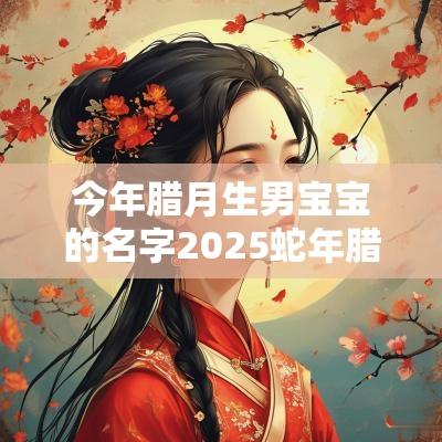 今年腊月生男宝宝的名字2025蛇年腊月生的男孩名字