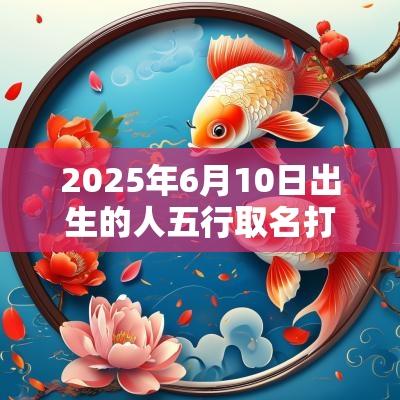 2025年6月10日出生的人五行取名打分最佳宜用字
