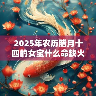 2025年农历腊月十四的女宝什么命缺火取名诗意美好