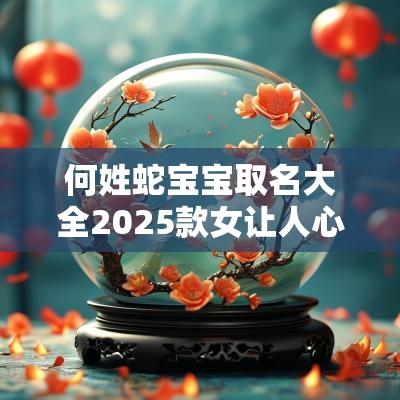 何姓蛇宝宝取名大全2025款女让人心动的女孩名字