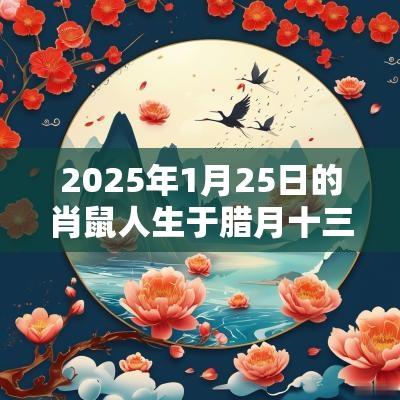 2025年1月25日的肖鼠人生于腊月十三是富贵命吗