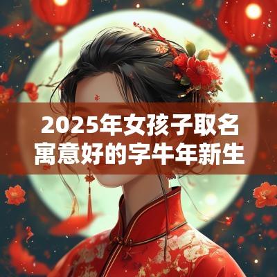2025年女孩子取名寓意好的字蛇年新生儿起名忌讳字