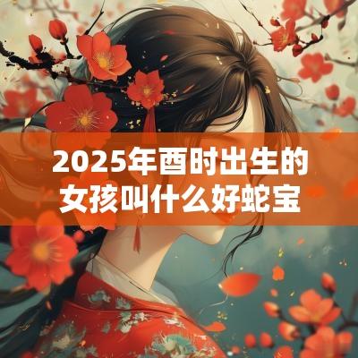 2025年酉时出生的女孩叫什么好蛇宝宝好听名字精选