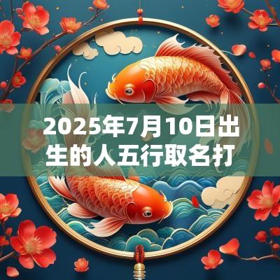 2025年7月10日出生的人五行取名打分最佳宜用字