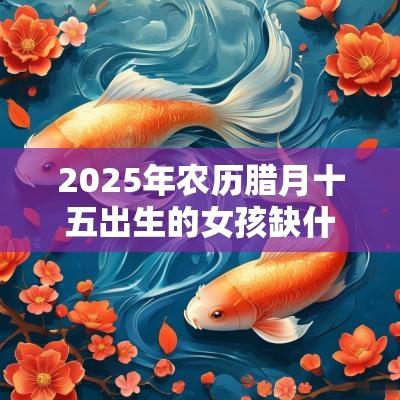 2025年农历腊月十五出生的女孩缺什么取名如何补木