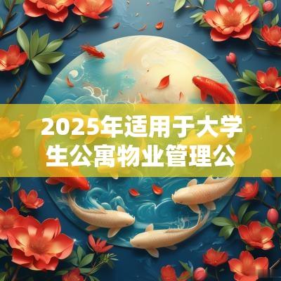 2025年适用于大学生公寓物业管理公司简约大气的名字