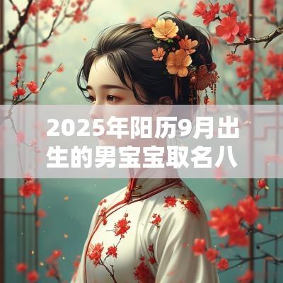 2025年阳历9月出生的男宝宝取名八字解析高分名字
