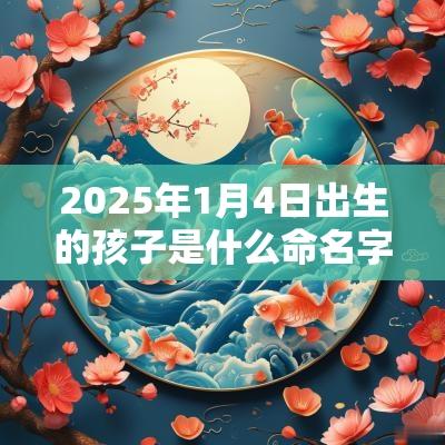 2025年1月4日出生的孩子是什么命名字怎么取吉祥