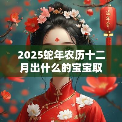 2025蛇年农历十二月出什么的宝宝取名方法与名字精选