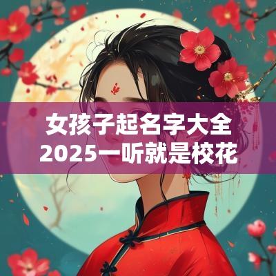 女孩子起名字大全2025一听就是校花级别的女孩名