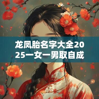 龙凤胎名字大全2025一女一男取自成语诗词取名大全