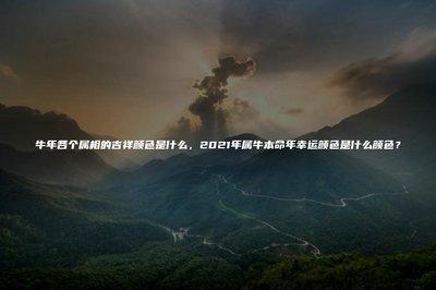 2025年属牛的幸运色是什么吉祥颜色