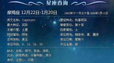 1月13日出生命运如何和星座是什么 1月13日出生命运如何和星座是什么