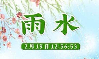 2025年雨水是几月几日，2025年雨水是哪天