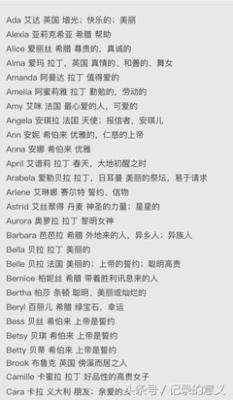 中国女孩英文名字大全 怎么给中国女孩起英文名字