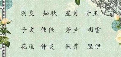 为何说复姓起名适合使用诗词起名技巧