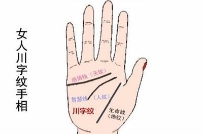 关于手相川字纹的说法 女人有川字纹是好还是不好