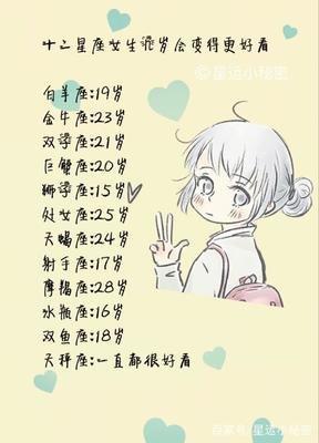 十二星座女生漂亮吗,十二星座女生长什么样