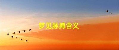 做梦梦见脉搏、号脉、把脉是什么意思