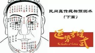 史上最全男人面部痣相图解 男人面部长痣分析