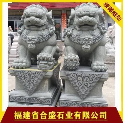 公司门口摆放石雕狮子应注意哪些风水问题