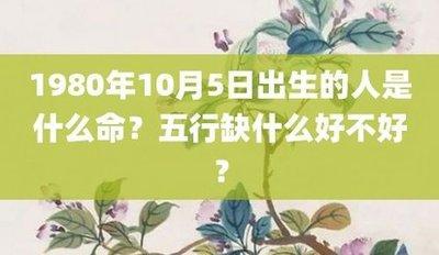 出生1980年是什么命 命运好不好