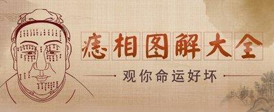 女性面部痣相图解看什么位置长痣命好