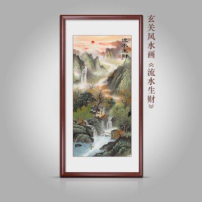 好的风水山水画都有哪些从画卷内容来看