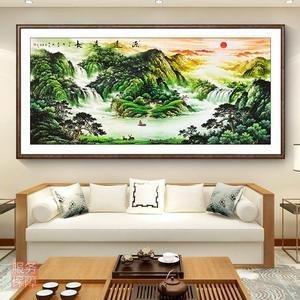 好的风水山水画都有哪些从画卷内容来看